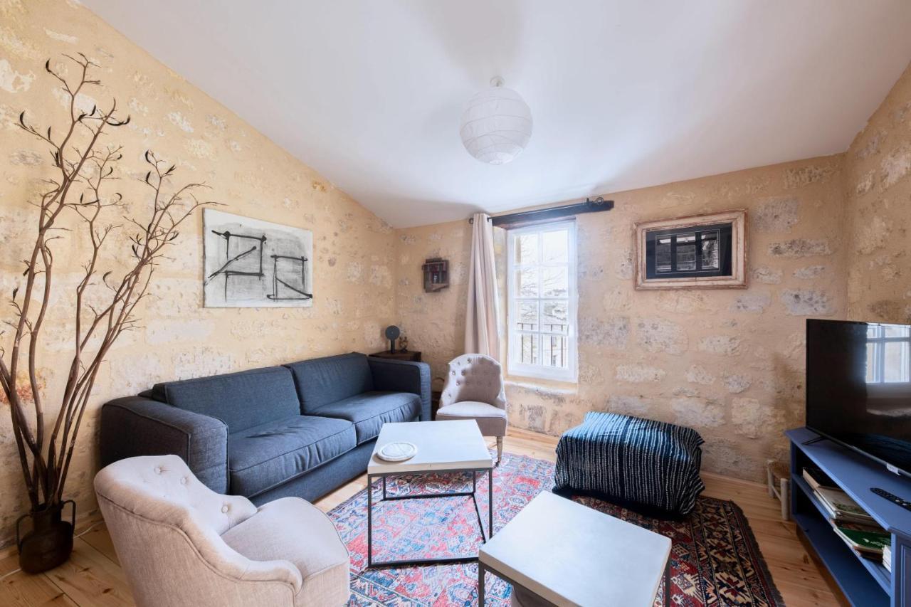 Elégant appartement tout confort avec climatisation dans le centre historique de ST Emilion Saint-Émilion Exterior foto